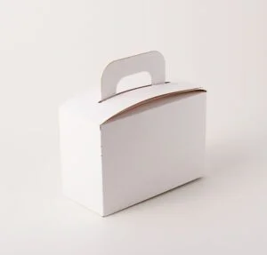 Caixa Branca - Estilo Maleta ( 16 x 7 x 10 cm ) - 50 unidades