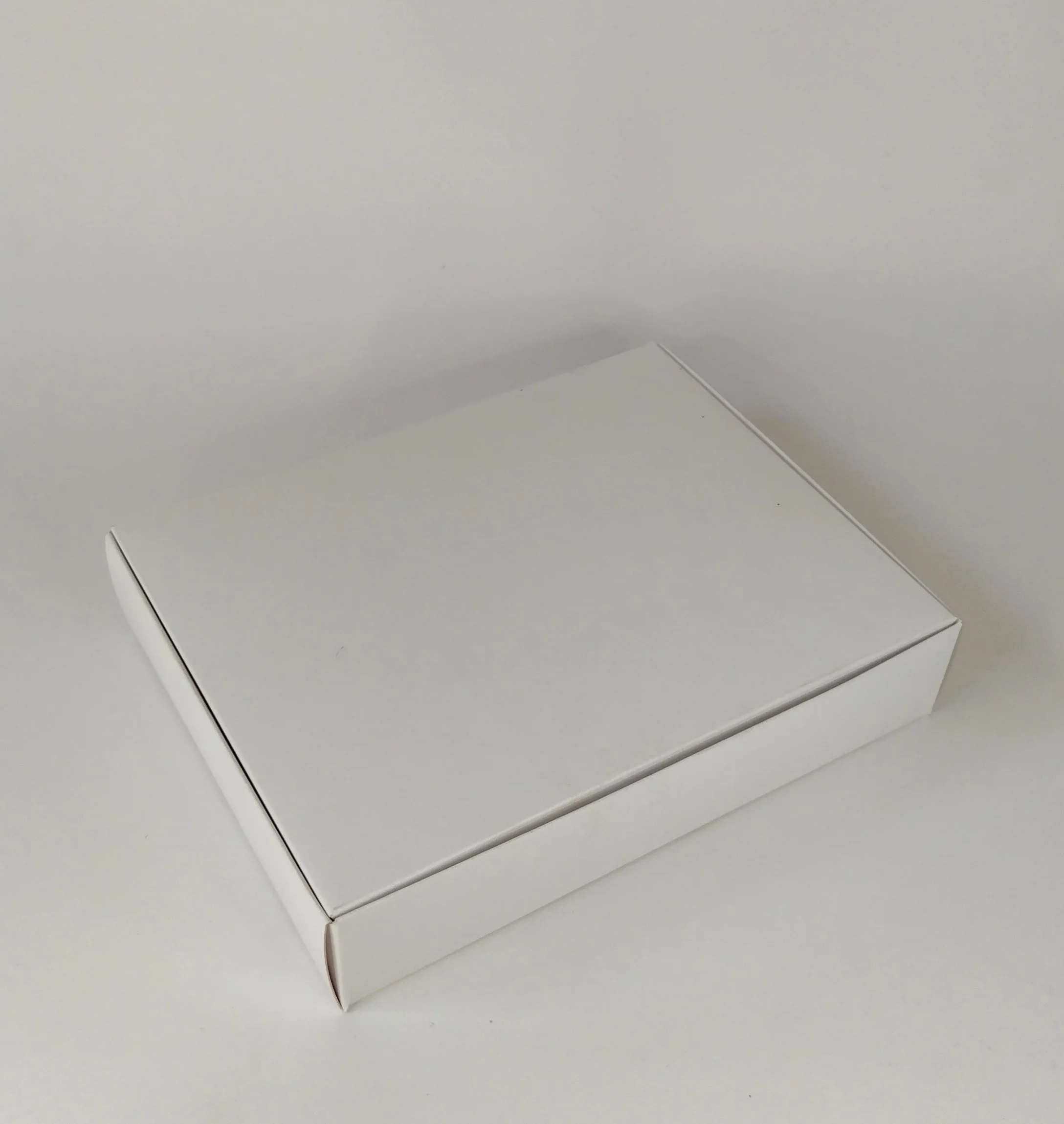Caixa Branca - Tampa Conjugada (22 x 17 x 4,5 cm) - 25 unidades
