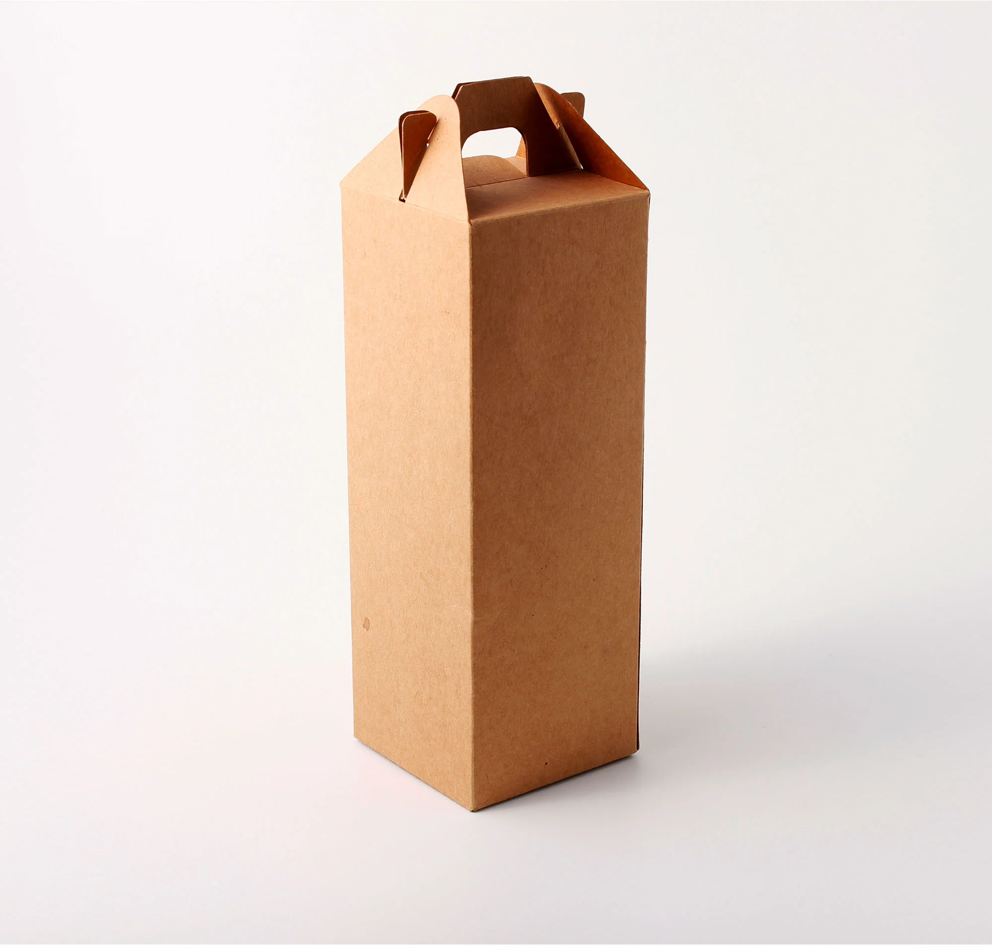 Caixa para Garrafa com Visor - Kraft ( 7 x 7 x 20 cm ) - 50 unidades - Imagem 2