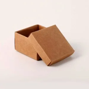 Caixa Kraft - Tampa e Fundo ( 8 x 8 x 5 cm ) - 50 unidades