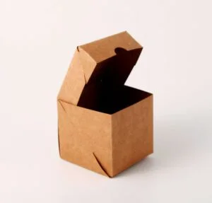 Embalagem Kraft - Suporte para CupCake ( 8,5 x 8,5 x 9 cm ) - 50 unidades