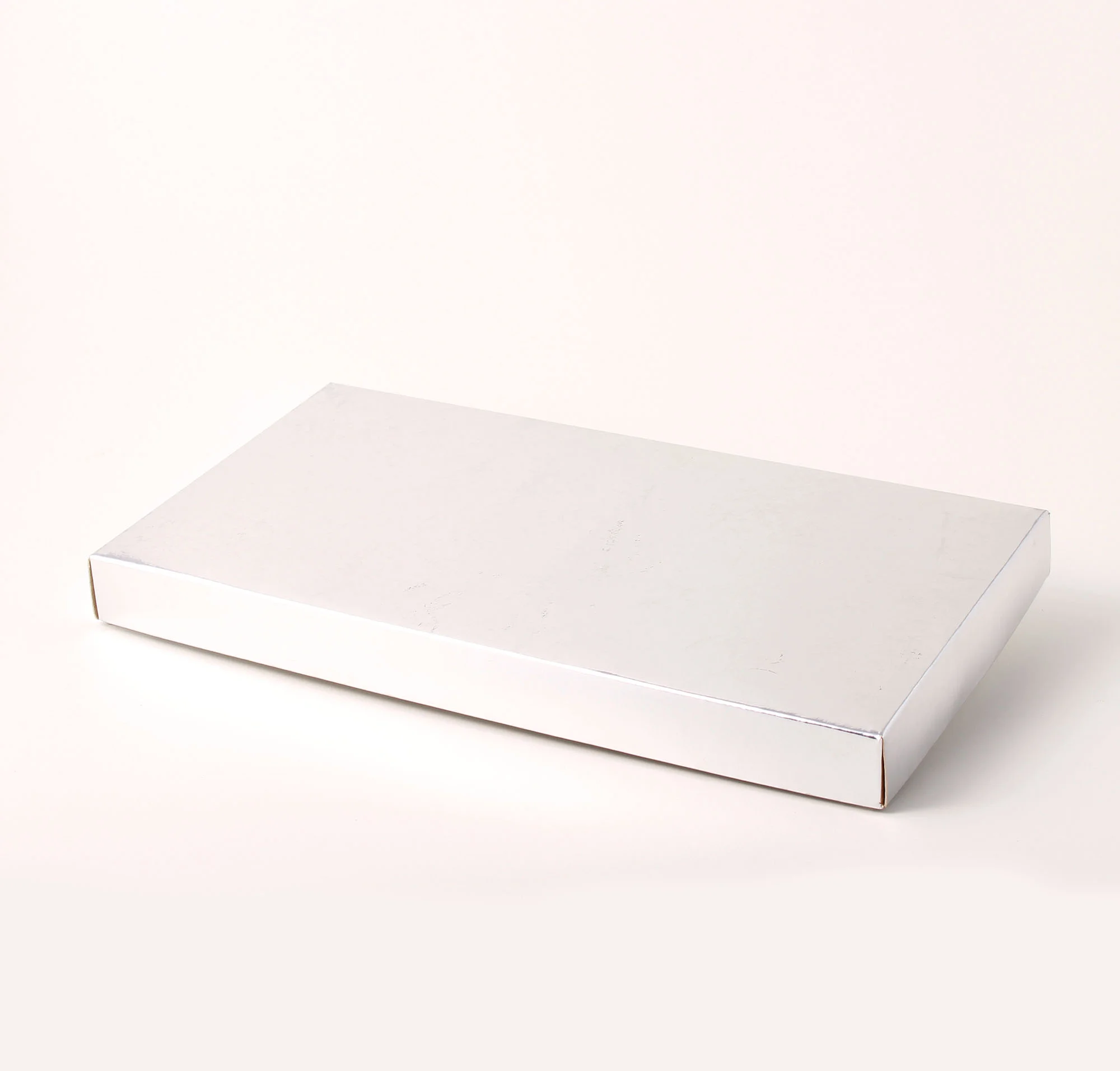 Caixa Tampa e Fundo - Prateado Brilhante ( 27,5 x 15 x 2,5 cm ) - 100 unidades - Imagem 2