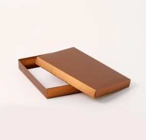 Caixa Tampa e Fundo - Marrom Fosco ( 14 x 10 x 2 cm ) - 100 unidades