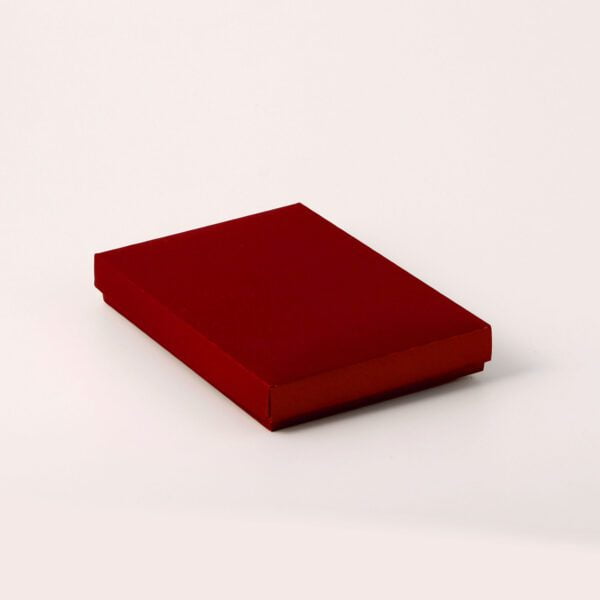 Caixa Tampa e Fundo - Vermelho Fosco ( 14 x 10 x 2 cm ) - 100 unidades