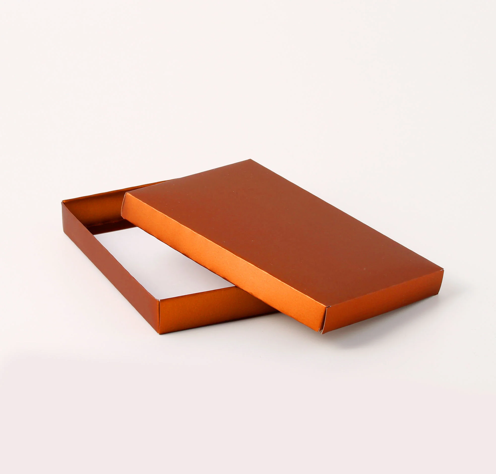Caixa Tampa e Fundo - Laranja Fosco ( 14 x 10 x 2 cm ) - 100 unidades - Imagem 2