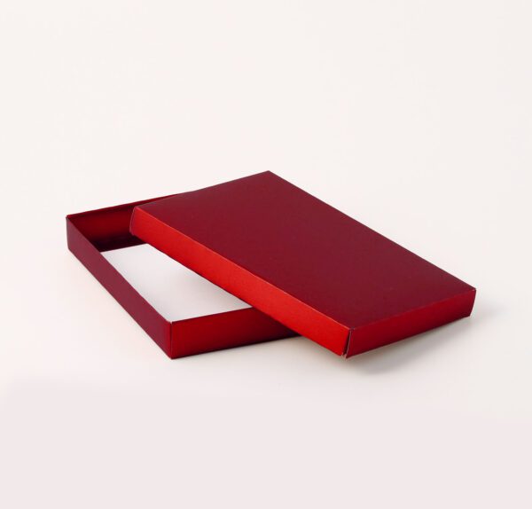 Caixa Tampa e Fundo - Vermelho Fosco ( 14 x 10 x 2 cm ) - 100 unidades - Imagem 2