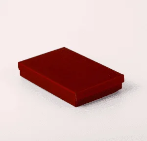 Caixa Tampa e Fundo - Vermelho Fosco ( 12 x 8 x 2 cm ) - 100 unidades