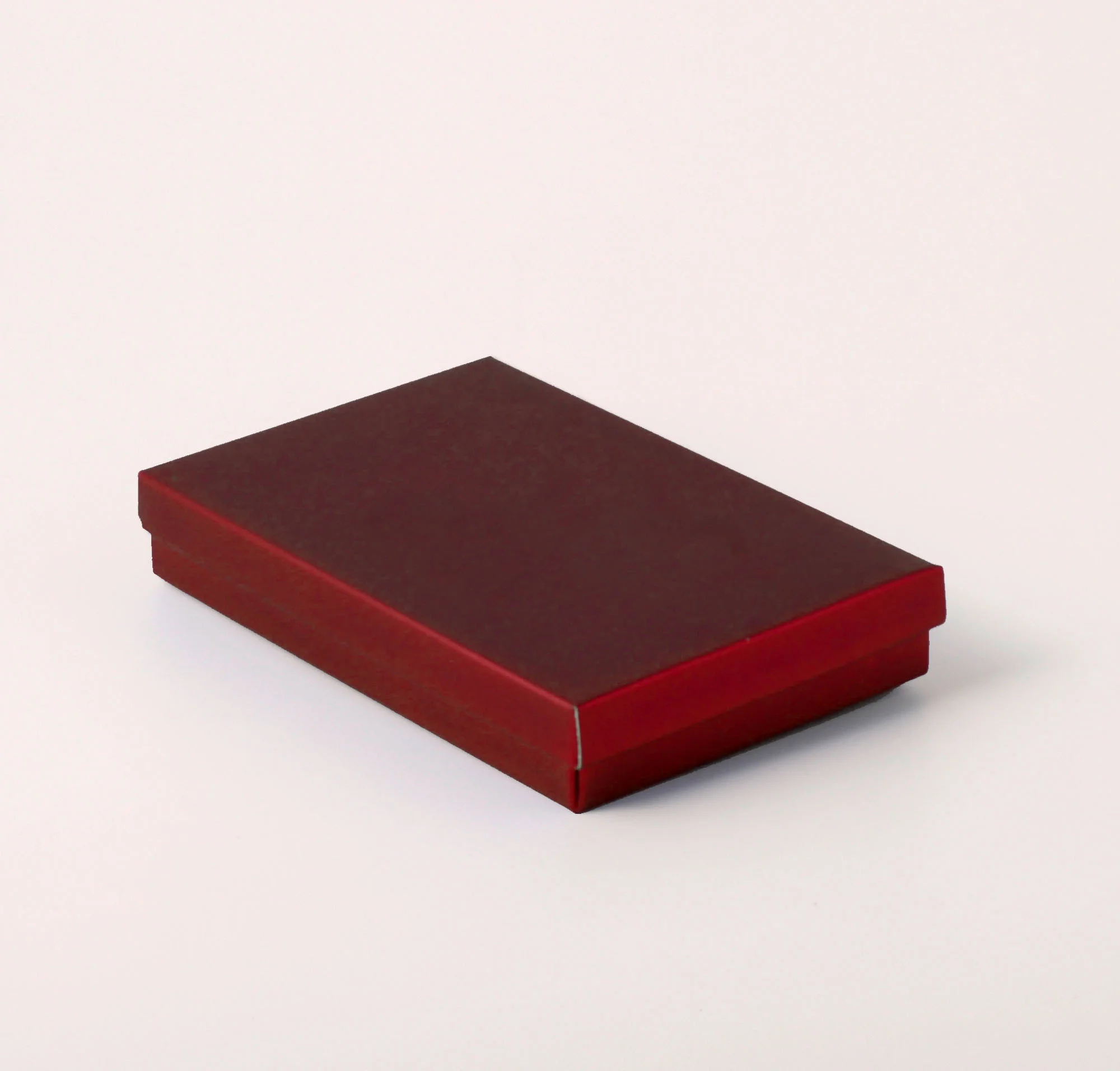 Caixa Tampa e Fundo - Vinho Fosco ( 12 x 8 x 2 cm ) - 100 unidades