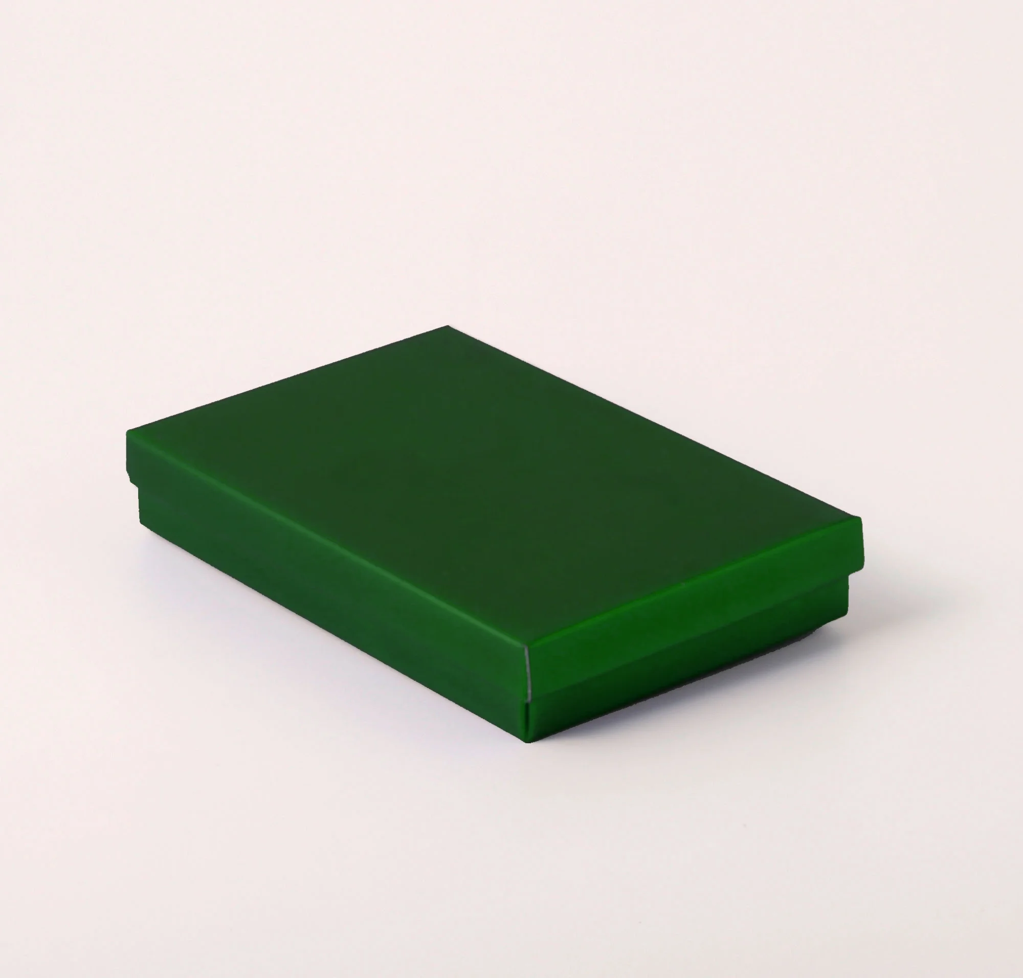 Caixa Tampa e Fundo - Verde Fosco ( 12 x 8 x 2 cm ) - 100 unidades