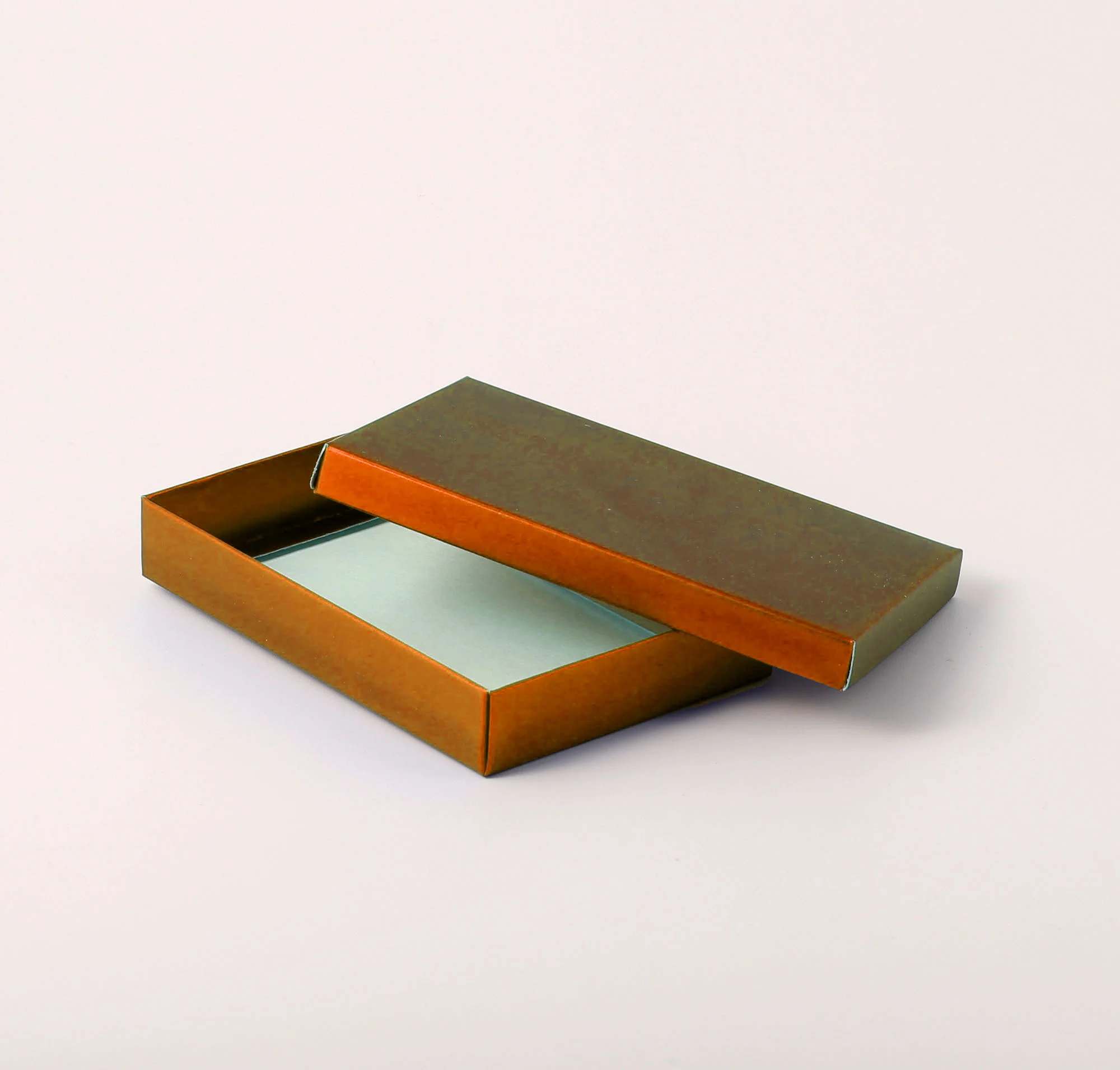 Caixa Tampa e Fundo - Laranja Fosco ( 12 x 8 x 2 cm ) - 100 unidades - Imagem 2