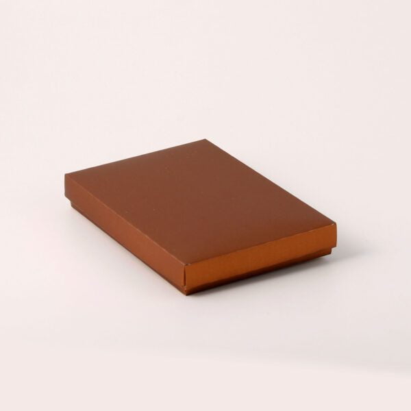 Caixa Tampa e Fundo - Laranja Fosco ( 12 x 8 x 2 cm ) - 100 unidades