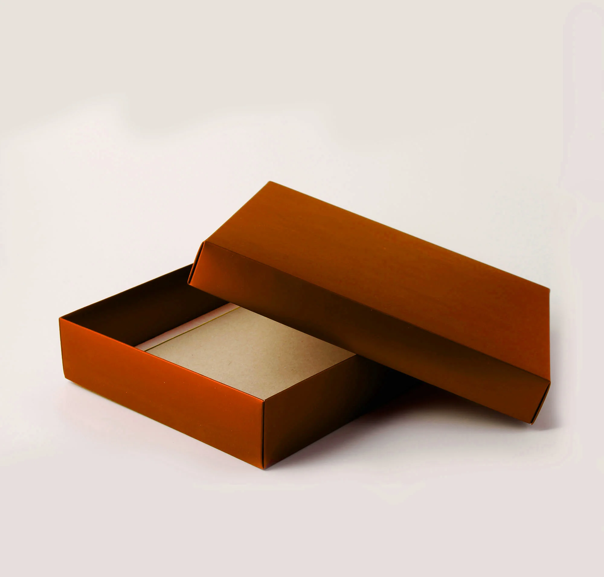 Caixa Tampa e Fundo - Laranja Fosco ( 24,5 x 19,5 x 5 cm ) - 100 unidades - Imagem 2