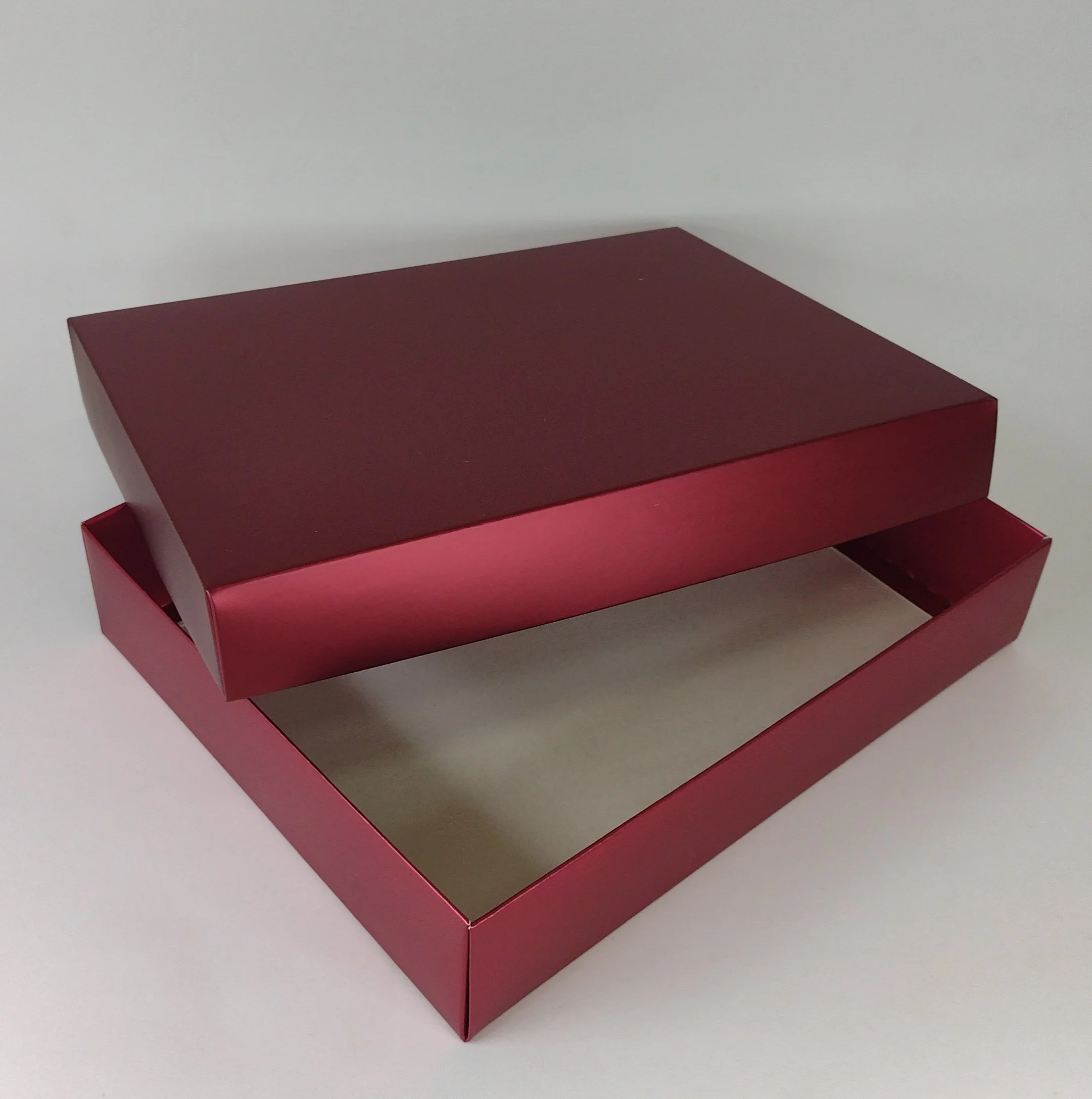 Caixa Tampa e Fundo - Vinho Fosco ( 24,5 x 19,5 x 5 cm ) - 100 unidades - Imagem 2