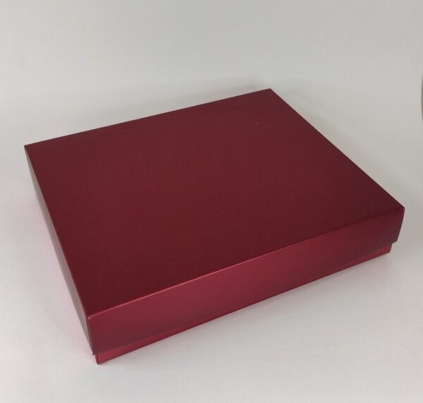 Caixa Tampa e Fundo - Vinho Fosco ( 24,5 x 19,5 x 5 cm ) - 100 unidades