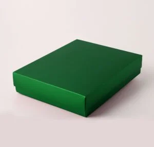 Caixa Tampa e Fundo - Verde Fosco ( 24,5 x 19,5 x 5 cm ) - 100 unidades
