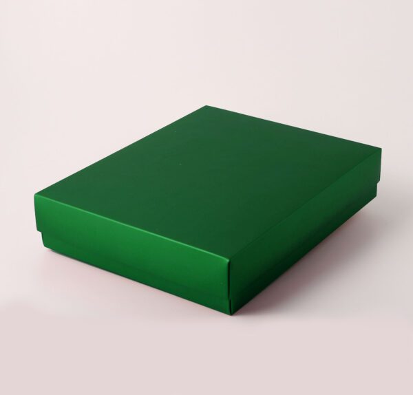 Caixa Tampa e Fundo - Verde Fosco ( 24,5 x 19,5 x 5 cm ) - 100 unidades