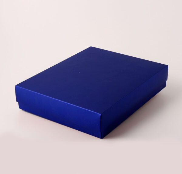 Caixa Tampa e Fundo - Azul Fosco ( 24,5 x 19,5 x 5 cm ) - 100 unidades