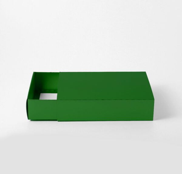 Caixa Gaveta - Verde Fosco ( 15,5 x 12 x 3,5 cm ) - 100 unidades - Imagem 3