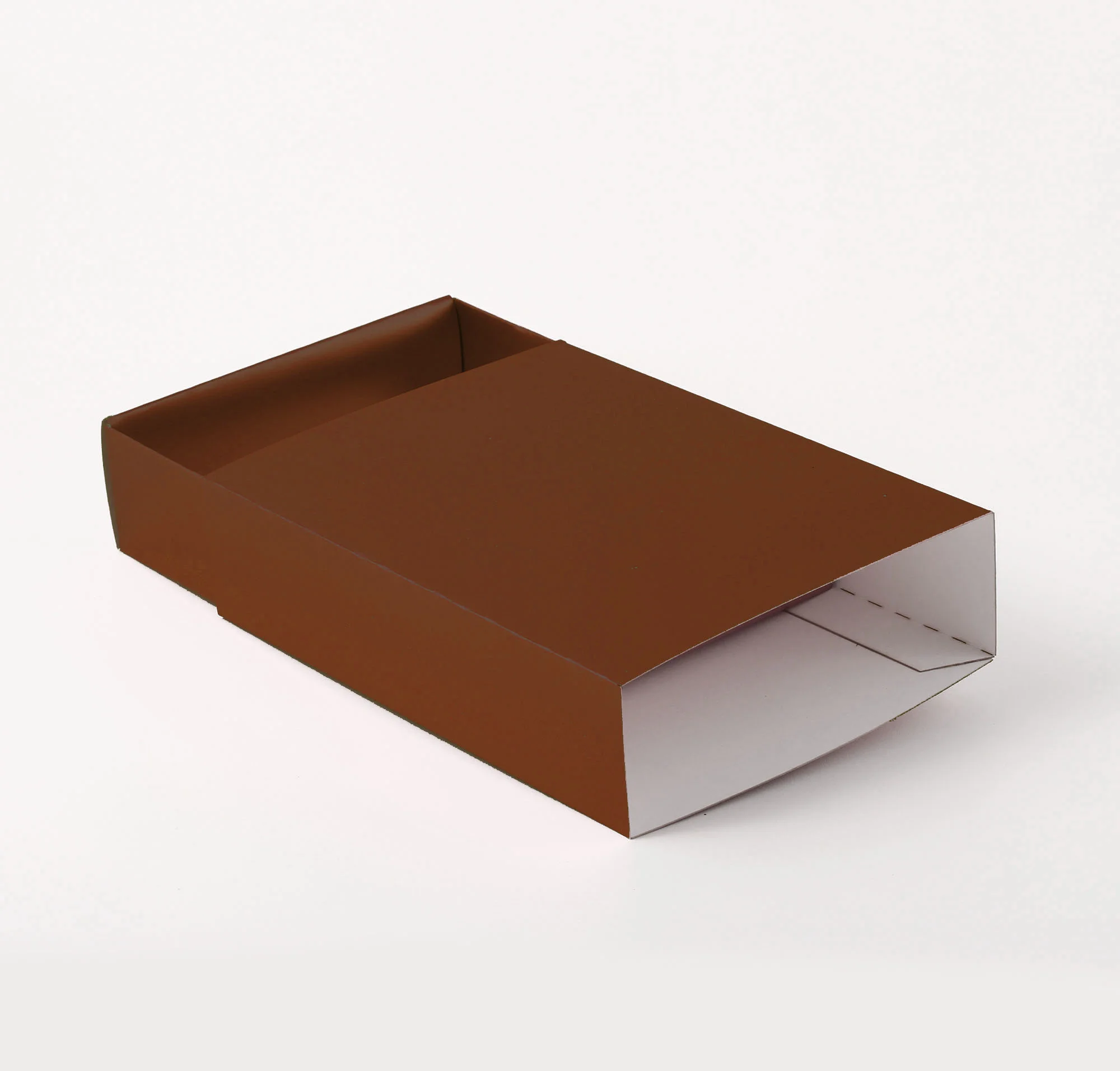 Caixa Gaveta - Marrom Fosco ( 15,5 x 12 x 3,5 cm ) - 100 unidades - Imagem 2