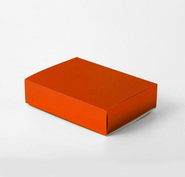 Caixa Gaveta - Laranja Fosco ( 15,5 x 12 x 3,5 cm ) - 100 unidades