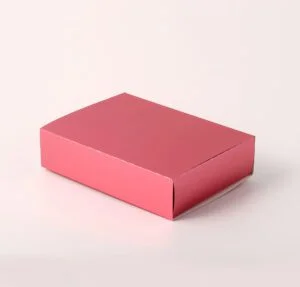 Caixa Gaveta - Rosa Fosco ( 15,5 x 12 x 3,5 cm ) - 100 unidades