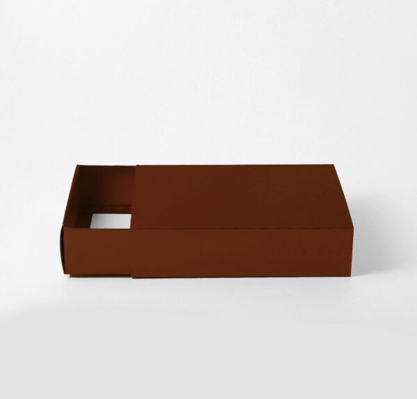 Caixa Gaveta - Marrom Fosco ( 15,5 x 12 x 3,5 cm ) - 100 unidades - Imagem 3