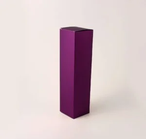 Caixa para Garrafa - Lilás Fosco ( 7,5 x 7,5 x 30 cm ) - 100 unidades