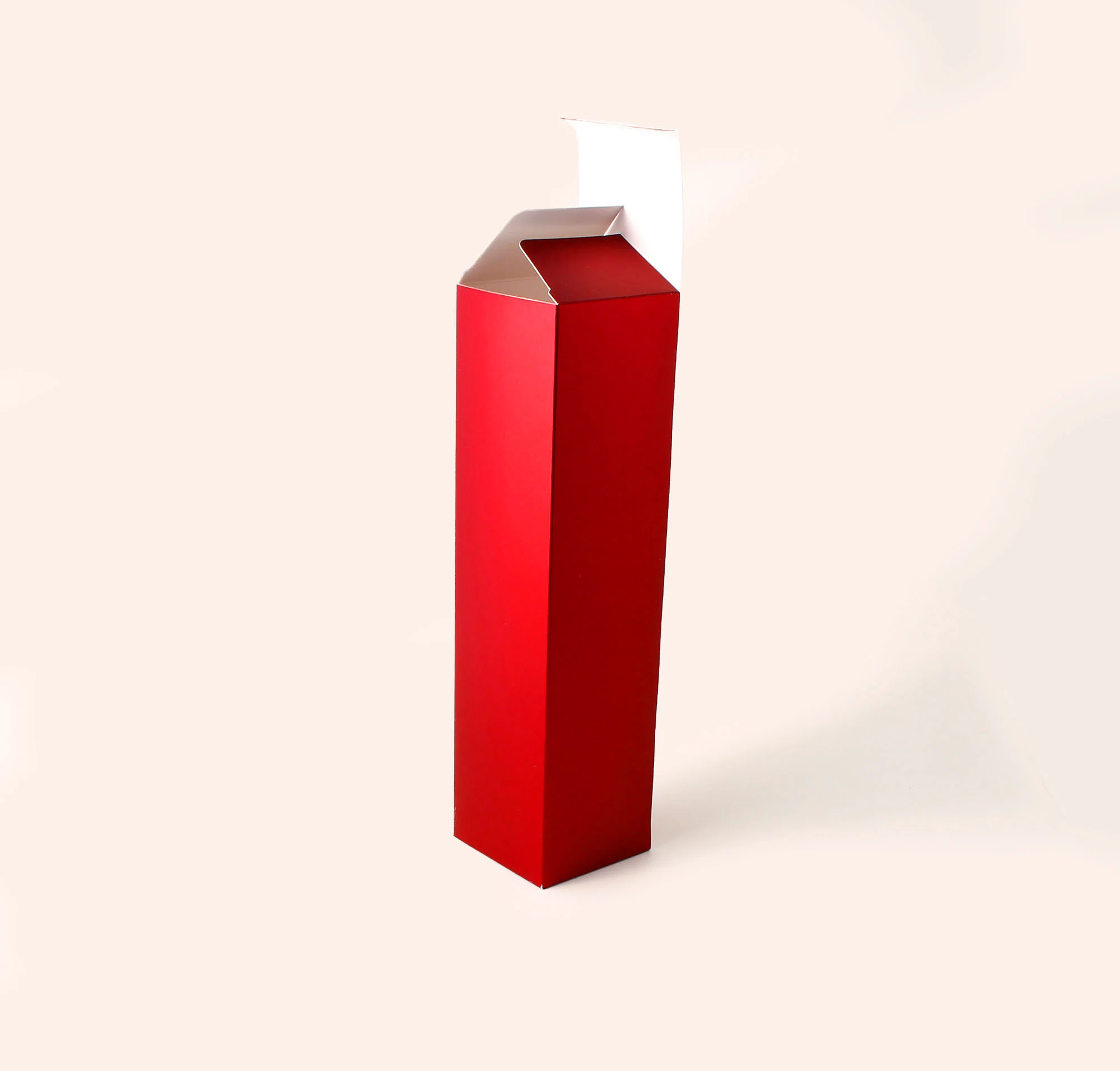 Caixa para Garrafa - Vermelho Fosco ( 7,5 x 7,5 x 30 cm ) - 100 unidades - Imagem 2
