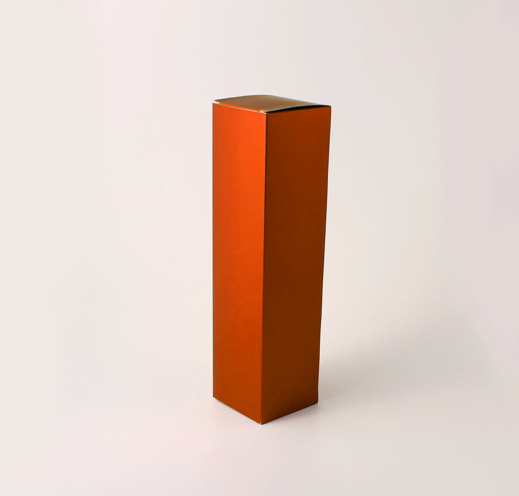 Caixa para Garrafa - Laranja Fosco ( 7,5 x 7,5 x 30 cm ) - 100 unidades