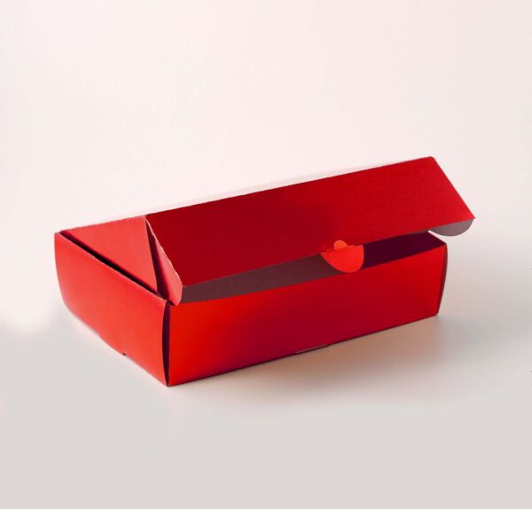 Caixa Conjugada - Vermelho Brilhante ( 21,5 x 15 x 3,5 cm ) - 100 unidades