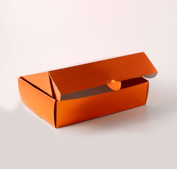 Caixa Conjugada - Laranja Brilhante ( 21,5 x 15 x 3,5 cm ) - 100 unidades