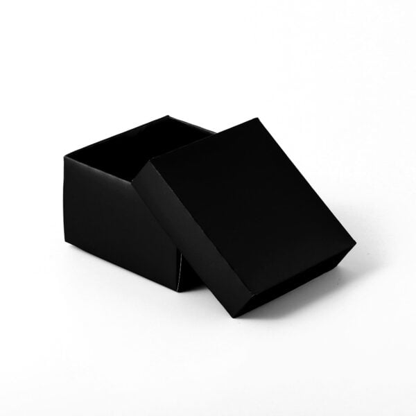 Caixa Tampa e Fundo - Triplex Preto ( 8 x 8 x 5 cm ) - 50 unidades - Imagem 2