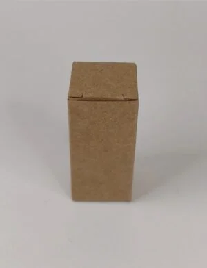 Caixa para Essências - Kraft ( 3 x 3 x 6,5cm ) - 50 unidades