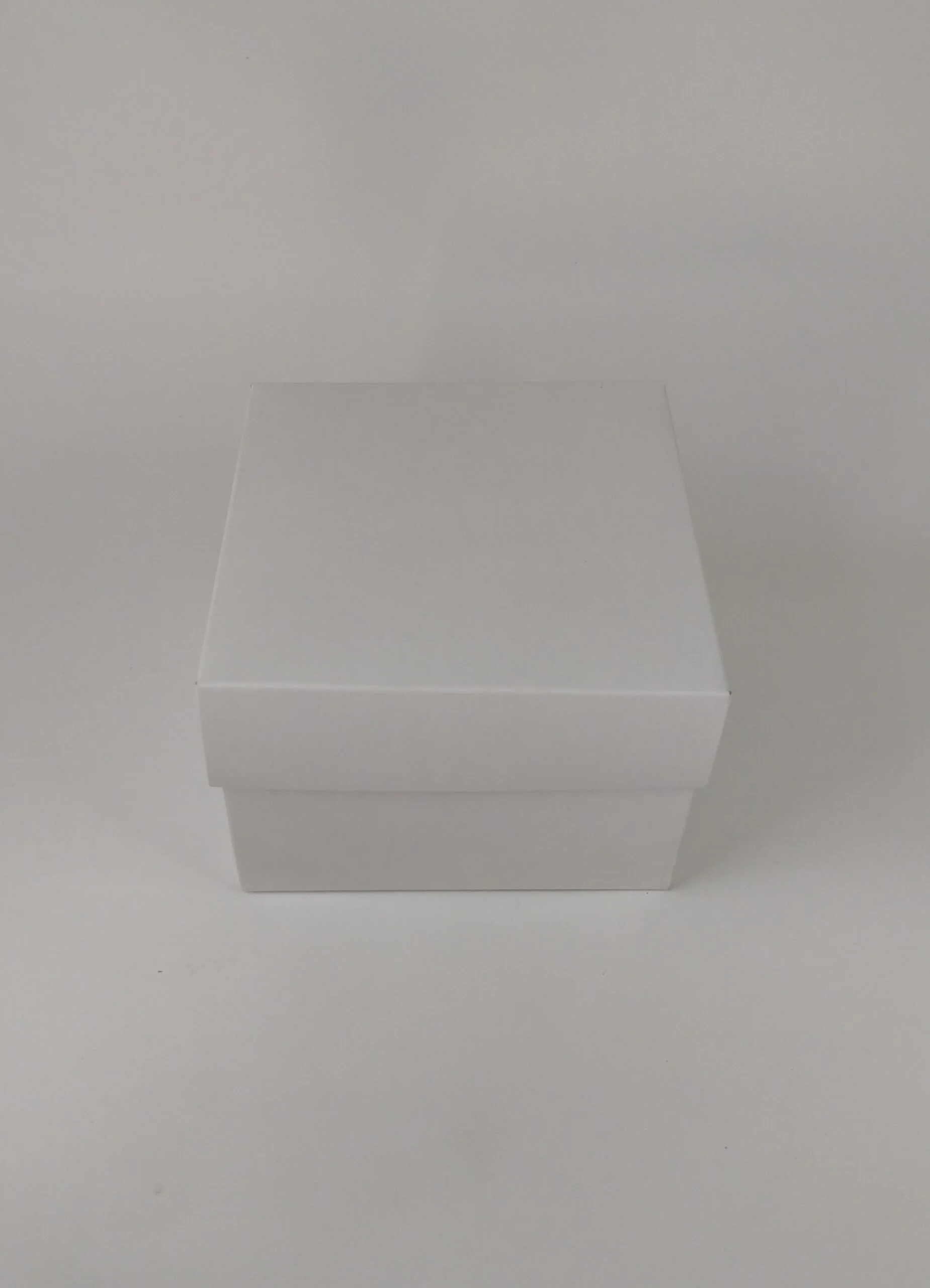 Caixa Branca - Tampa e Fundo (10 x 10 x 7 cm) - 50 unidades - Imagem 2