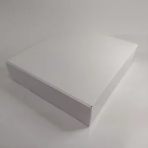 Caixa Branca - Tampa Basculante (28 x 26 x 6,5 cm) - 50 unidades
