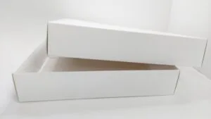 Caixa Branca ( Triplex ) - Tampa e Fundo ( 35,5 x 26 x 7cm ) - 25 unidades